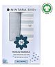 Nintara Baby Soft, Breathable, Lightweight, 100% Organic Cotton Large Swaddle Pack of 2 - All Heart