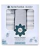 Nintara Baby Soft, Breathable, Lightweight, 100% Organic Cotton Large Swaddle Pack of 3 - Elephant Hugs