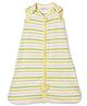 Nintara Baby Lightweight, 100% Organic Cotton 0.5 TOG Small Sleep Sack Pack of 1 - Citrus Stripes