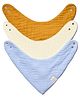 Nintara Baby Extra-Soft, Absorbent, 100% Organic Cotton Bandana Bibs Pack of 3 - Solids
