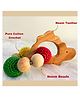 Taruh Kids Neem Wood Teething Bracelet Dinosaur Design- Multicolor