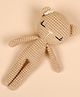 Bombay Toy Company Crochet Baby Doll Bear Beige - Height 15 cm