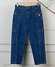 PURPLE UNITED KIDS Denim Solid Jeans - Dark Blue