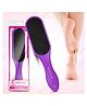 Majestique Professional Dual Sided Foot Scraper with Handle Grip | Fine Coarse Sandpaper for Feet, Hands and Body | Feet Rasp for Dead Skin Callus Remover | Cracked Heels and Hard Skin (Pack of 1)