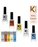 KINDED Nail Paint Topper Nail Art Nail Polish Combo of 5 Showstopper Shades 31 to 35 - 9 ml each