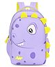 Skybags Backpack With Dino Print Purple - Height 15.74 Inches
