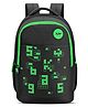 Skybags Backpack With Gaming Print Black - Height 18.11 Inches