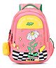 Skybags Backpack With Floral Print Pink - Height 19.29 Inches