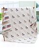 MumsLap Premium Organic Muslin Cotton 6 Layer Gauze Swaddle Wrap / Blanket - Offwhite
