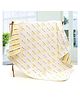 MumsLap Premium Organic Muslin Cotton 6 Layer Gauze Swaddle Wrap / Blanket - Yellow