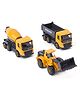 Majorette Volvo Die Cast Free Wheel Construction Vehicle (Colour & Design May Vary)