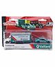 Majorette Free Wheel Ford Wagon Trailer with 2 Die Cast Cars - Multicolour