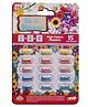 Kimon Toys - Dip & Discover - Grow In Water Magic Capsules - Flowers - Pack of 15