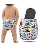 Bembika A Plus Printed Cloth Diaper With Bamboo Charcoal inserts for Babies Washable & Reusable Cloth Nappies For Baby Leakproof And Wetfree Adjustable Cloth Diapers -(BE2670)