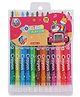 Skoolster 12 shades Twist crayons with Anti-Breakage body, Bright & Playful colors, Smooth Japanese technology, Perfect for kids & young artists ( Jeep)