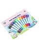 Skoolster Premium Roller Stamper Markers 10 Pcs Set, Dual-Tip Markers with Fun Rolling Stamps for Kids, Washable & Non-Toxic ( Unicorn)