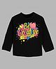 KAVEE Holi Theme Pure Cotton Full Sleeves Be Creative Printed Tee - Black