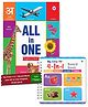 My First 4 In 1 Board Book And All In One English And Hindi For Kids | 2 Books