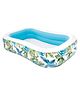 Intex 57177 Tropical Swim Center Family Inflatable Pool Intex Tropical Pool Intex Pool Intex Swimming Pool Intex Swim Center - Multicolor