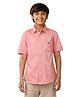 Under Fourteen Only Half Sleeves Triangles Printed Shirt - Peach