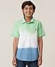 Under Fourteen Only Half Sleeves Ombre Shirt - Green