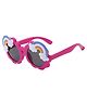 ZQBIEE Rainbow Designed UV Protected Round Sunglasses - Dark Pink