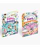 Carry Me Fairy & Unicorn and Park & Playground Colouring Books for Kids  Fun Animal and Fantasy-Themed Copy Colouring Books with Handle for Easy Carrying-English