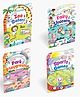 Carry Me Zoo & Safari, Fairy & Unicorn, Park & Playground and Sports & Games Colouring Books for Kids  Fun Animal and Fantasy-Themed Copy Colouring Books with Handle for Easy Carrying-English