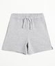 Campana Cotton Solid Shorts - Grey Melange