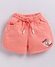 Biskid Loopknit Mickey & Friends Featuring Daisy Duck Printed Shorts - Peach