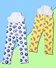 Snugkins Diaper Pant Potty Training Pajamas for Boys & Girls|100% Cotton Size 2 (2-3 years)-Pack 2-EvilEye & Watermelon