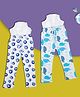 Snugkins Diaper Pant Potty Training Pajamas 100% Cotton Pack of 2 - White & Blue