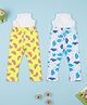 Snugkins Reusable Potty Training Pajamas Diaper Pant 100% Cotton 4-5 Years Pack of 2 (MELON & WHALE)