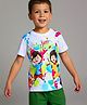 The Magic Wand Holi Theme Half Sleeves Happy Holi Text Printed Tee - Multi Colour
