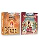 Shlokas & Mantra Board Book Plus Sticker Activity Booklet Set for Kids | Combo Set of 2 Books for 3 to 6 Years Old - Interactive Fun Learning for Growing Kids