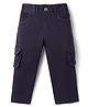 Rikidoos Solid Pocket Detailed Cargo Pant - Navy Blue