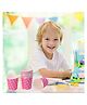 Party Anthem Polka Dotted Caper Cups Pink - Pack of 20