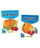 My First Board Books, Vegetables, Fruits, Set of 2 Books - English