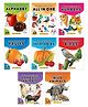My First Board Books, Alphabet, Numbers, Vegetables, Birds & more, Set of 8 Books - English