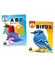 My Cute Board Books, ABC, Birds, Set of 2 Books - English