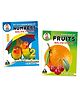 My Cute Board Books, Numbers, Fruits, Set of 2 Books - English