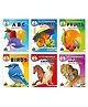 My Cute Board Books, ABC, Birds, Wild Animals, Fruits & more, Set of 6 Books - English