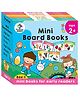 Mini Board Books Box - 1, Alphabet, Numbers, Fruits, Vegetables, Animals, Birds, Pack of 6 Books - English