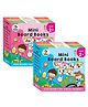 Mini Board Books Box 1 & 2, Alphabet, Numbers, Fruits, Vegetables, Animals, Birds, Shapes, Colours & more, Set of 2 Boxes - English