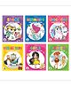 Colouring Books for Kids, Space, Mermaids, Unicorns, Girls & more, Set of 6 Books - English
