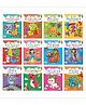 My Easy Colouring Books, Unicorns, Pirates, Mermaids, Animals & more, Set of 12 Books - English