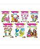 Copy N Colour, Toys, Dinosaurs, Unicorns, Mermaids & more, Set of 7 Books - English