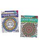 Colour Therapy Colouring Book For Adults, Yoga Mandalas, Relaxing Mandalas, Set of 2 Books - English