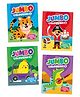Jumbo Colouring Books, Colouring Fun All Year Round, Set of 4 Books - English
