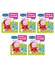 Peppa Pig Stick N Colour Books, Colouring Books with Stickers, Set of 5 Books - English